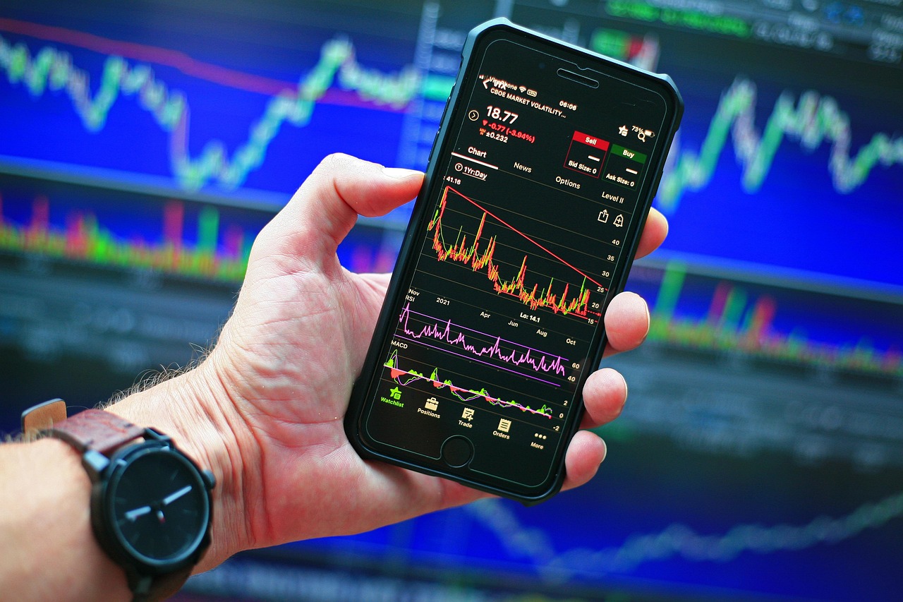 stock market trading screens